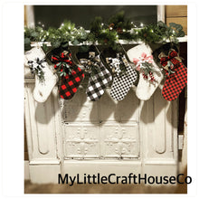 Load image into Gallery viewer, Handmade wood stocking
