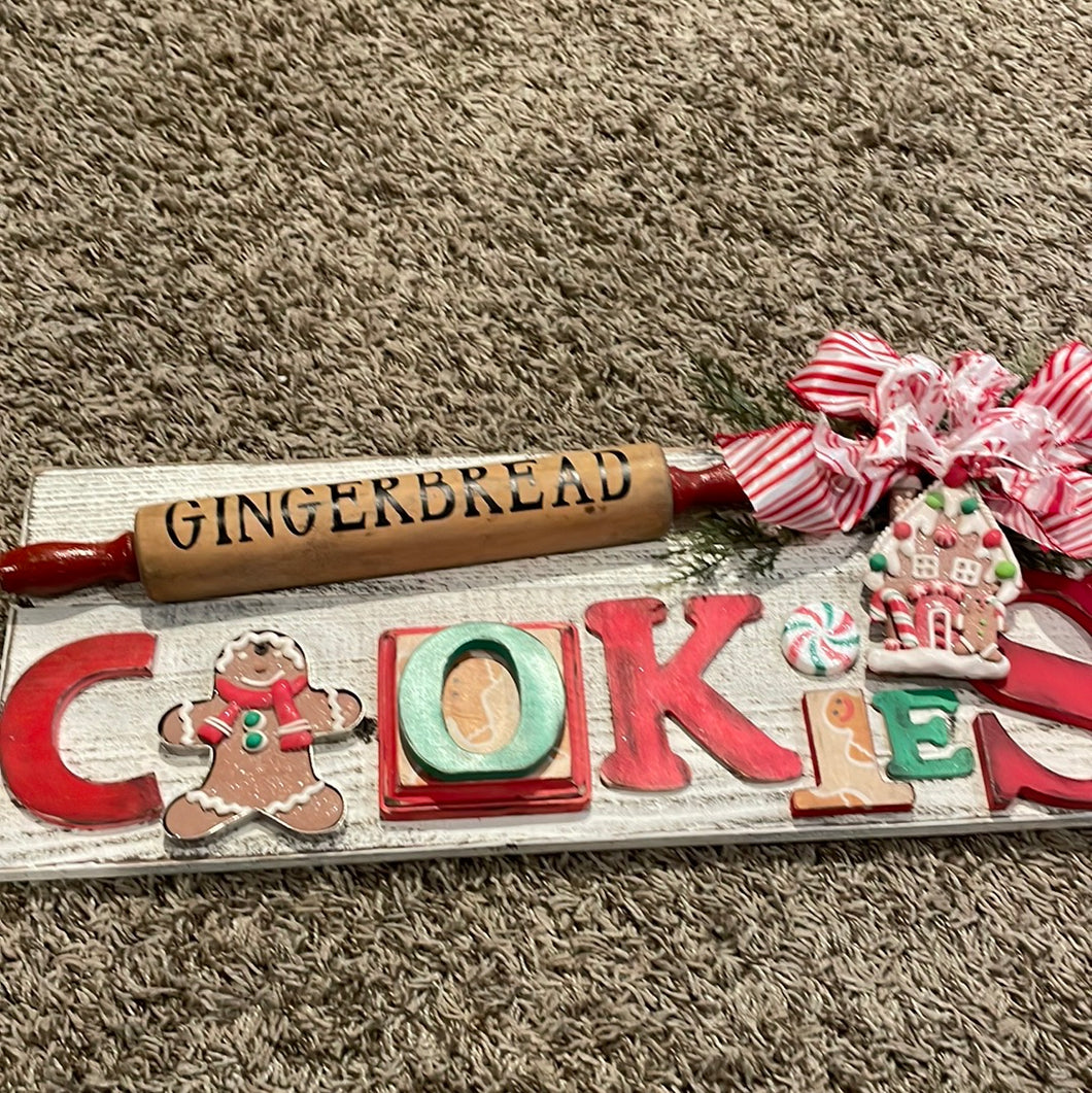 Gingerbread cookies sign