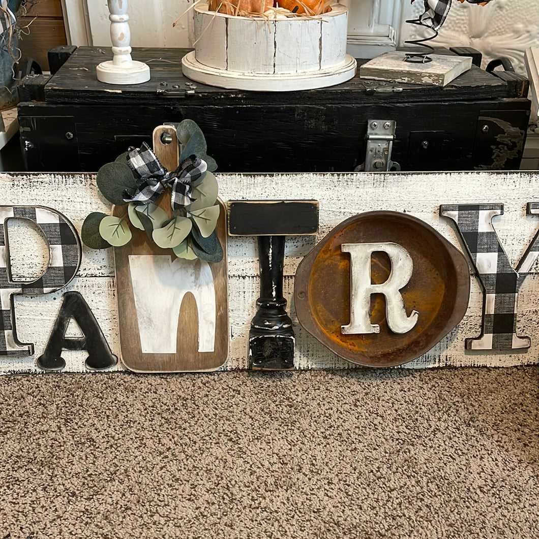 Pantry sign