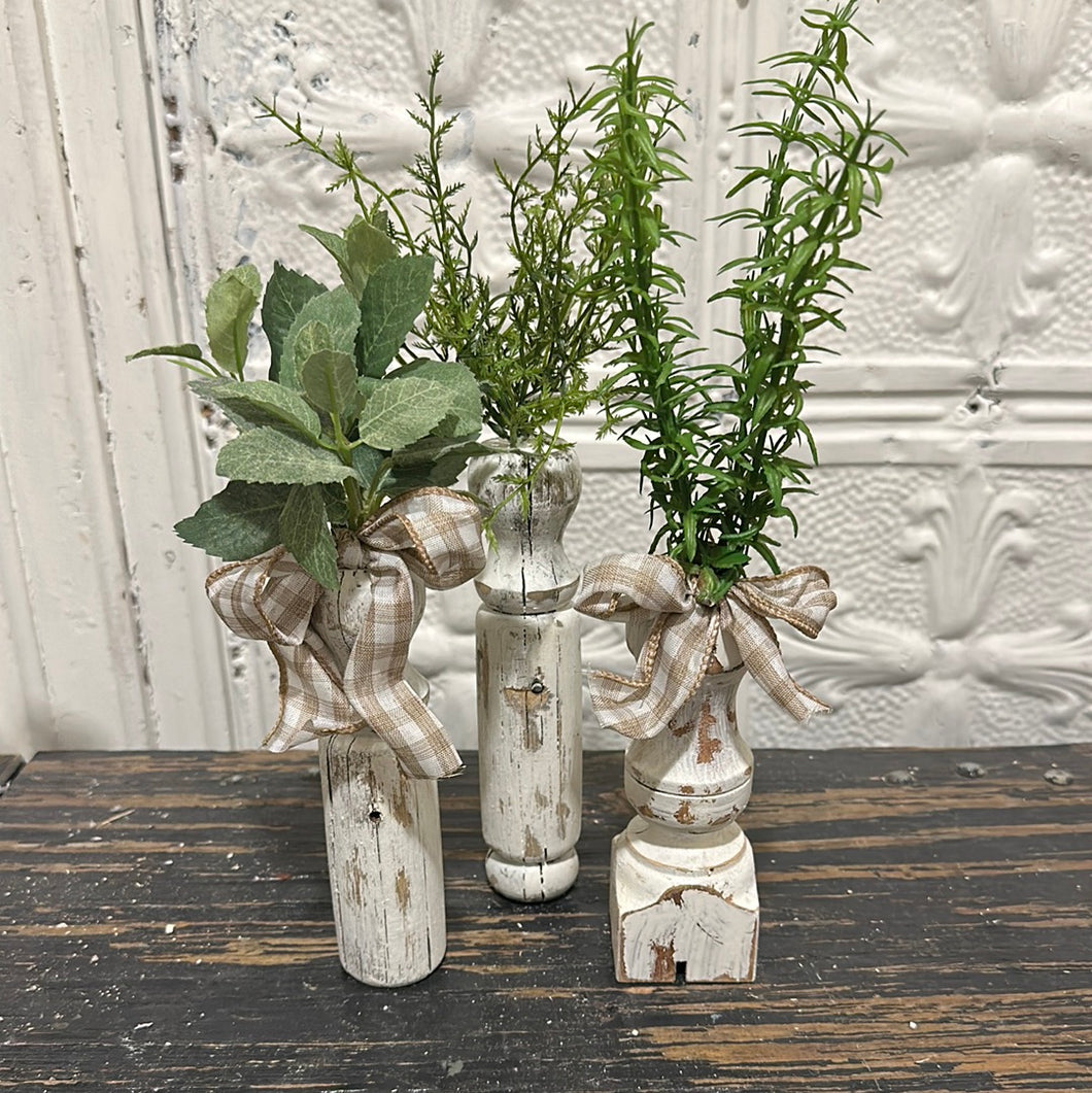 Set of 3 herb spindles